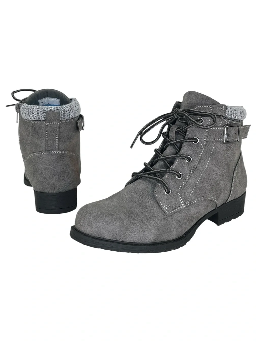 Sporto Lala Grey Waterproof Thermolite Womens Ankle Boots Size 9M